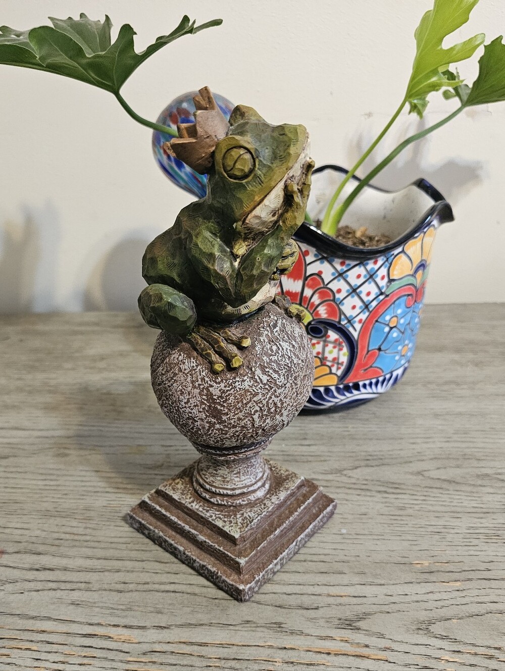 Home Interiors PRINCE CHARMING FROG Statue Very Rare! -  11" Tall #69007